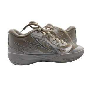 Puma MB.02 Lo LaMelo Ball Women 5 White Sneakers‎ Athleisure Streetwear Casual